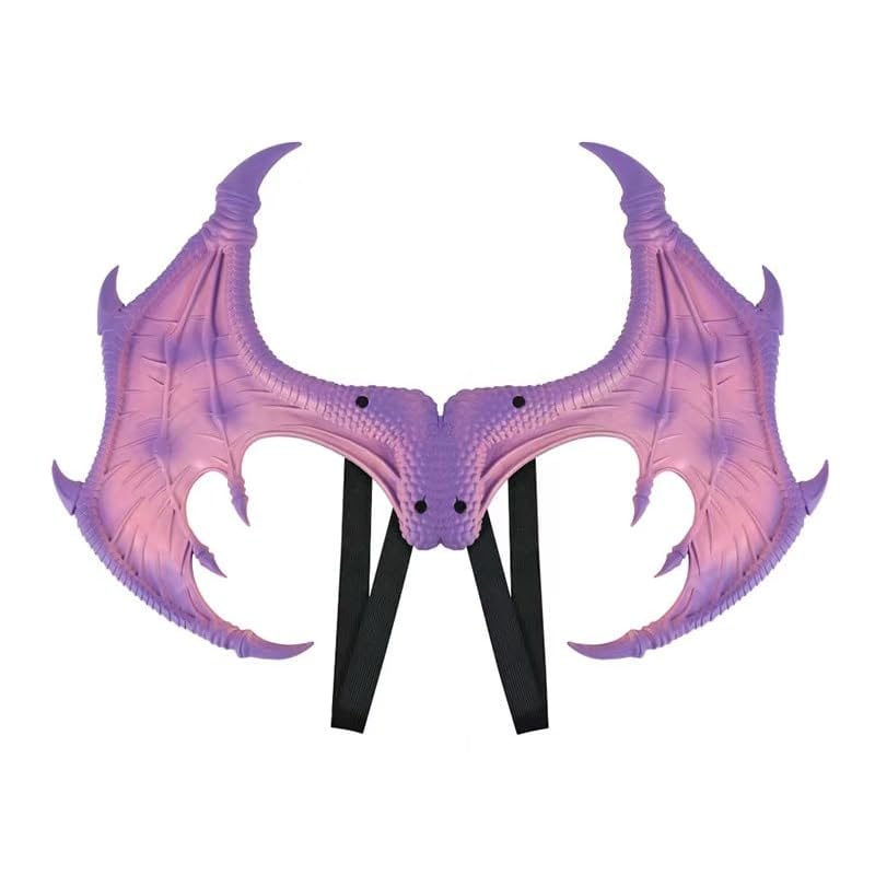 Zac's Alter Ego Fancy Dress Dragon Wings - Great for World Book Day & Halloween, Baby Pink & Lilac