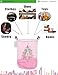 LANGYASHAN Storage Bin, Canvas Fabric Collapsible Organizer Basket for Laundry Hamper,Toy Bins,Gift Baskets, Bedroom, Clothes,Baby Nursery (Round Castle)
