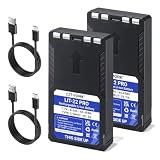 CITYORK 8500 mAh LIT-22 Pro Batteria ricaricabile per fotocamera LIT-22 Pro Spypoint Flex-M/Flex-S/Flex-G36/Flex-Plus Trail Camera con indicatore di carica LED e USB di tipo C