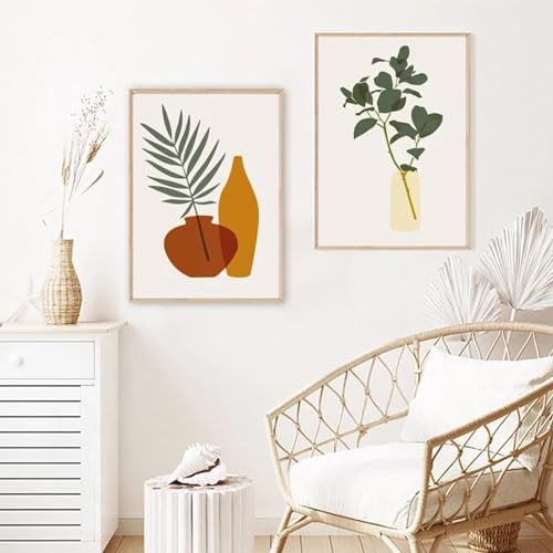 Toile murale avec lumière du soleil KEBIA, lot de 2 affiches pêche sans cadre