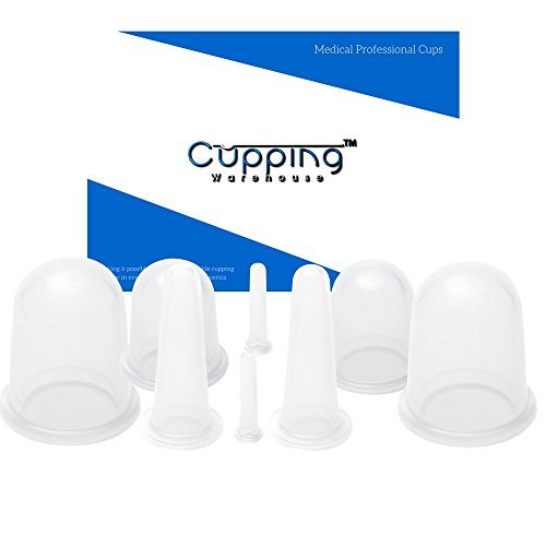 Cupping Warehouse TM GRIP Classic 8 Silicone Cupping Therapy Sets for Professional