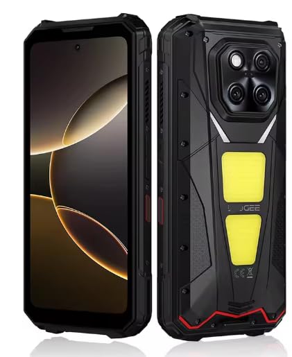 CHANDUELEC V Max Play - Proyector de teléfono resistente de 16 GB + 512 GB, 20500 mAh, 200 MP, Smartphon 5G, pantalla de 6.8 pulgadas, luces de camping duales, Android 15 NFC