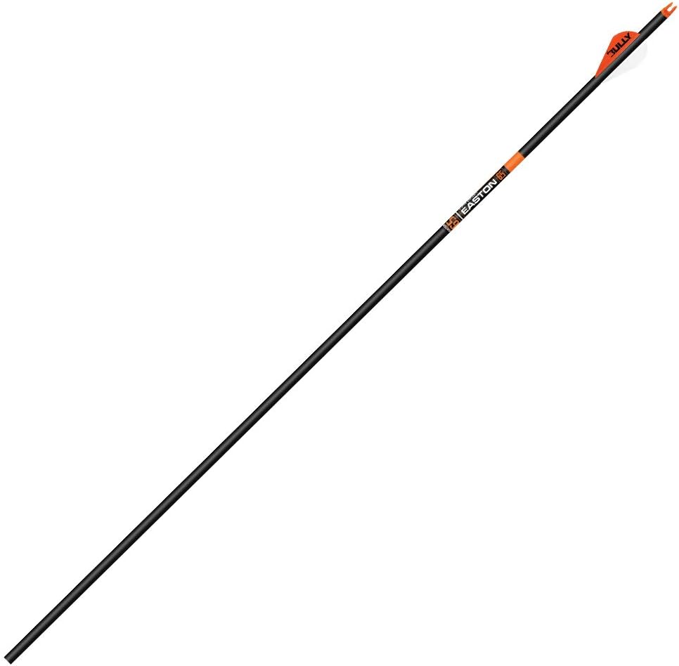 Easton Archery 6.5 ACU-Carbon Arrows - Bowhunter with 2” Bully Vanes - Size 400-6 Pack
