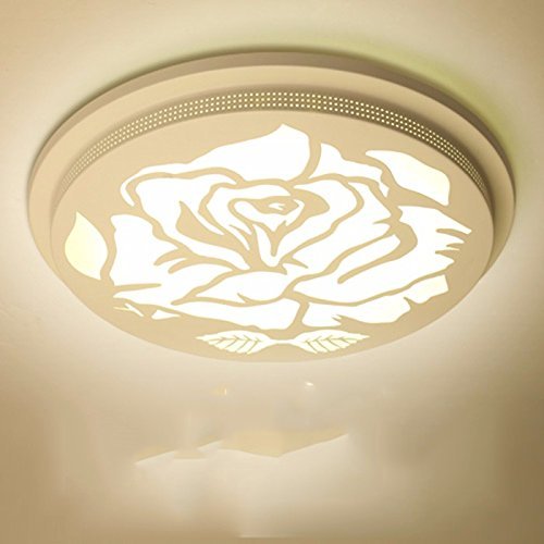 Plafonnier moderne LED rose pour sécuriser le couloir des enfants avec télécommande
