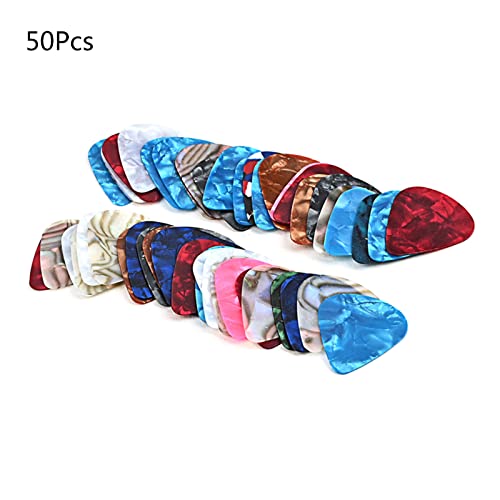 Laimoere Lot de 50 médiators de 0,46 mm en celluloïd, médiators colorés pour guitare unisexe - Les Beatles, Paul McCartney, John Lennon, RIngo Starr, George Harrison Laimoere Lot de 50 médiators de 0,46 mm en celluloïd, médiators colorés pour guitare unisexe – Image 5