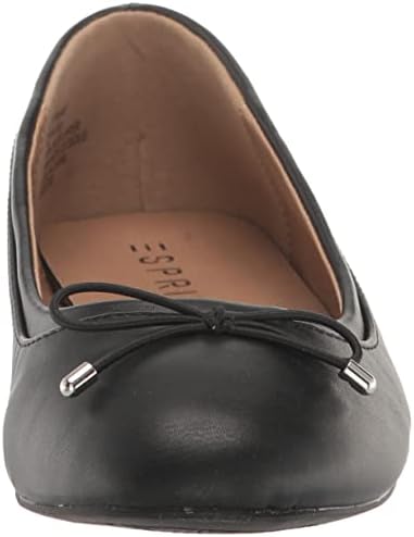 Esprit Women's Fanny Ballet Flat, Black PU, 9 | Image 1