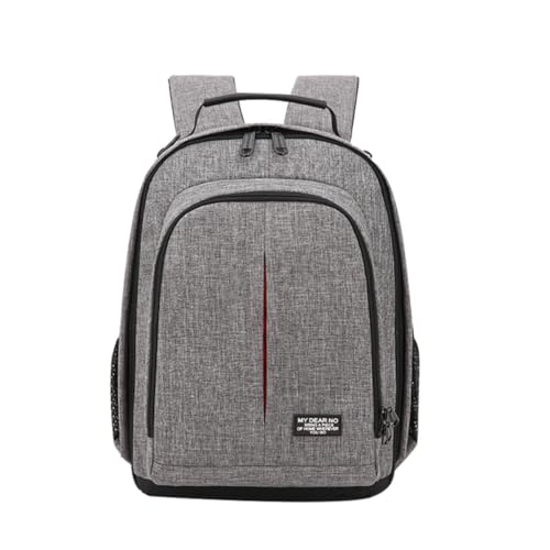 Mochila para cámara dslr de tela oxford impermeable con compartimentos organizadores diario
