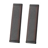 LUMCARDIO 2 PCS Car Seat Belt Protection Pads for Hyundai Elantra (J2/RD) Wagon 1995-2000, Dirt-Resistant Protector Comfortable Durable Soft Cover Anti-Wear Accessories,Brown