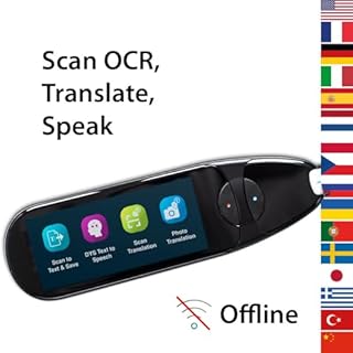 IRISPen Air 8 : No WIFI, Penna Scanner 48 lingue offline,e Penna Traduttore Multilingue 16 lingue offline,sintesi vocale Penna Lettore per Dislessia no wifi, Mac,Win,iOS e Android Free PDF Manager