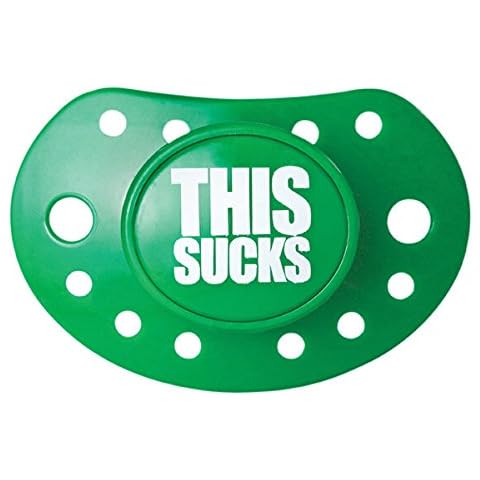 This Sucks Green Dummy/Soother Cover