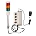shengbowi LED Andon Tower Lights Industrial Signal Tower 4 Stack Red/Yellow/Green IP65 Plug Play Switch Factory