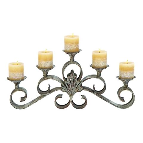 Deco 79 Metal Candelabra Cover