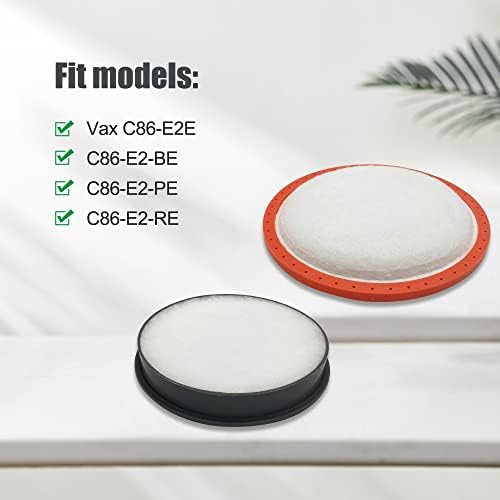 Smilefil Type 95 Filter Kit Compatible with Vax Air Compact Series Vacuum Cleaners, Pre & Post Motor Vax 95 Filter Kit, Replaces Part # 1-1-134231-00 & 1113423100
