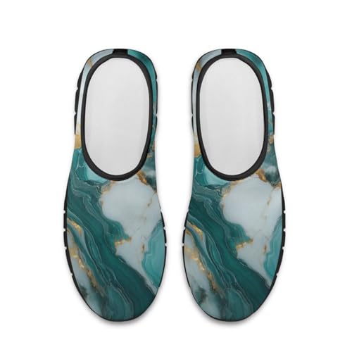JoyLamoria House Marble Print Shoes for Women Walking Casual Orthopedic Sneaker Non Slip Nurse Travel