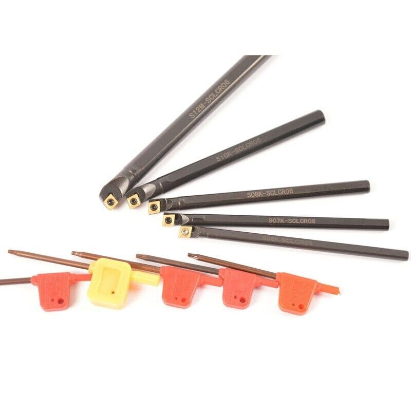 Kit de Herramientas para Torno con Insertos de Carburo miniatura 2