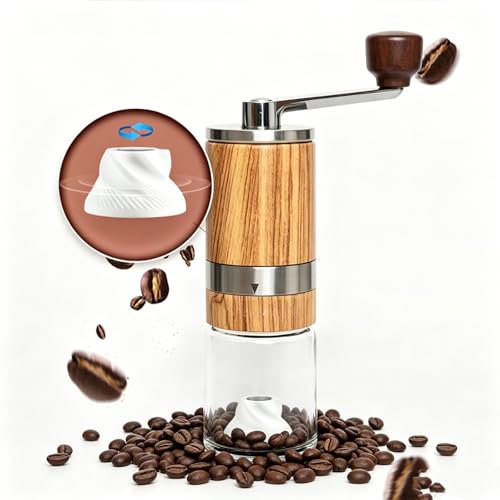 Molinillo de café manual para evitar el sabor amargo con disco cerámico 6