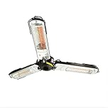 Schallen Halogen Garden Parasol Umbrella Heating Outdoor Patio Heater Electric Infrared Space Heater With 3 Heating Panels