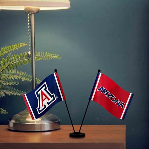 Drapeaux de bureau Arizona Wildcats cadeau idéal pour anniversaire de passionné