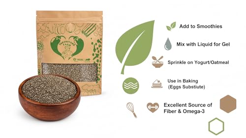 Image of Parshutara Farm Chia Seeds 100g | 100% Natural & Raw | Rich in Fiber, Omega-3 & Protein | Healthy Superfood for Weight Management & Daily Nutrition