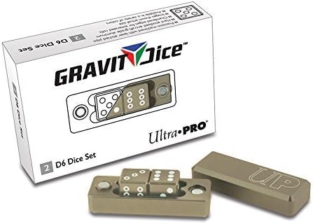 Ultra Pro D6 - 2 Dice Set Gravity Dice - Desert