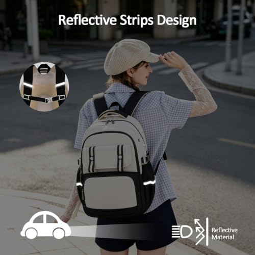 abshoo School Backpack for Teen Girls Laptop Backpack for Women - Image 6