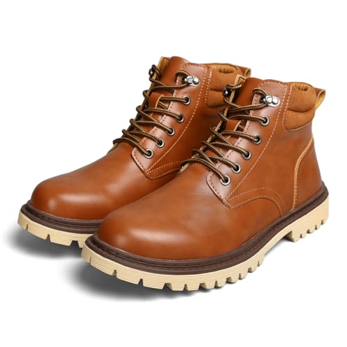 Image of Shaire Men's Leather Chukka Boots | Lace-Up Ankle Boots for Men | Casual Comfort Boots