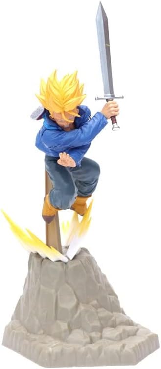 Anime DBZ - Troncos de figuras AFP Ver. Future Back PVC figura DBZ Trunks Super Saiyan Goku Vegeta Battle Model Toy Gift 11.4''