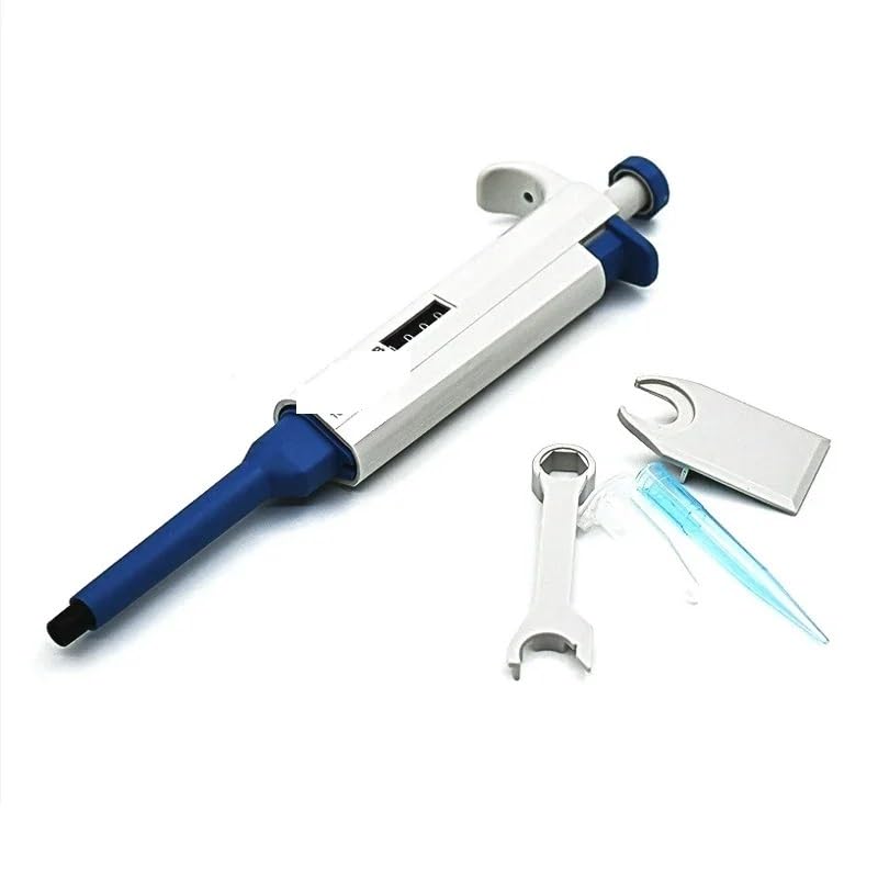 Electric Pipette, Manual Single Channel Adjustable Pipette 20-200ul/100-1000ul Tips Pipette Dropper(2-20μl)