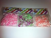Refill Bands Pastel Tie Dye 900 Ct with Clips Assorted B00GW8NNIA Book Cover