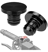 KEMIMOTO Universal M10 Motorrad Spiegel Blindstopfen Schrauben, CNC Aluminium, Motorrad Abdeckkap...