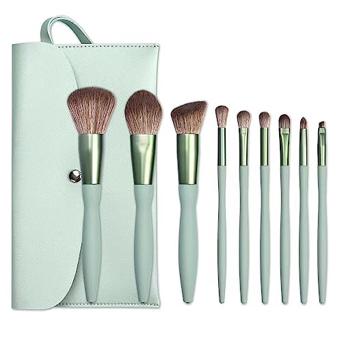 Pinceaux de maquillage synthétiques de qualité supérieure pour poudres et fards