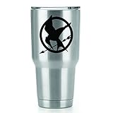 Mockingjay Hunger Games Decal 2 Pack Vinyl Sticker|Yeti Tumbler Cup Ozark Trail RTIC Orca | Decals...