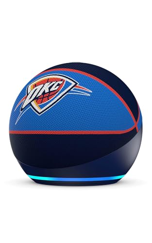 Image of Amazon Echo Dot (newest model) | Officially Licensed NBA Limited-Edition | Oklahoma City Thunder