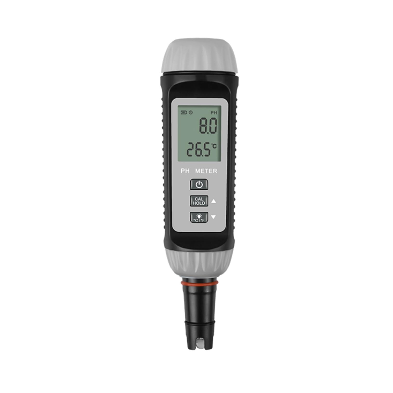 Medidor de Prueba Temperatura pH Bolígrafo Digital Pantalla Dual Comprobación Precisa Sencilla
