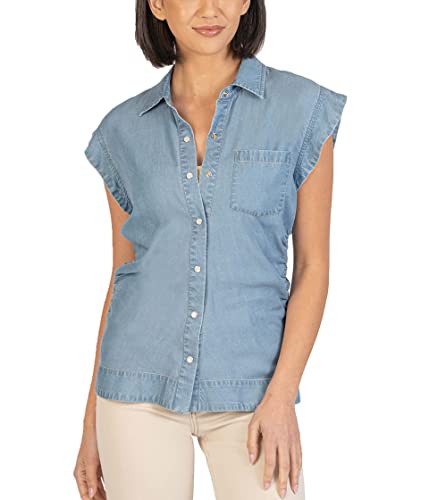 KUT from the Kloth Annabeth Top Medium Wash XS