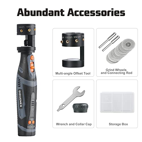 Cordless Tungsten Grinder for Tig Welding with Multi-Angle Grinding Block