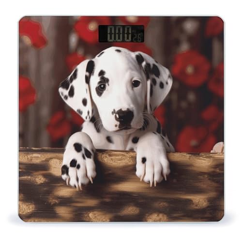Balanza Digital de Baño con Pantalla LCD y Vidrio Templado miniatura 1