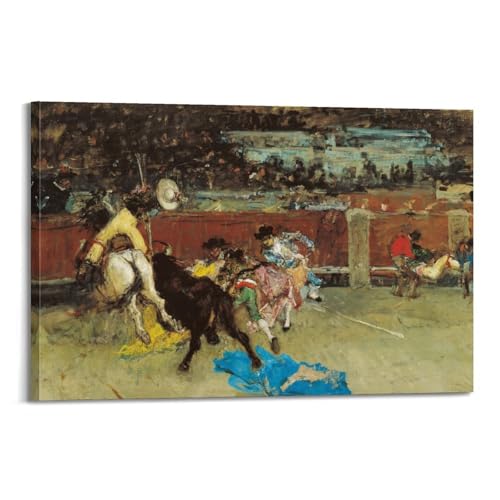 Affiche murale Francisco Goya corrida : décoration intérieur poster peintre romantique 50x76cm