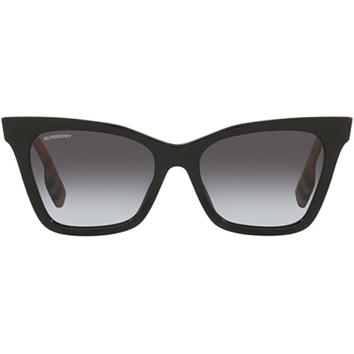 BURBERRY Sunglasses BE 4346 39428G Elsa Black Light Grey Gradient