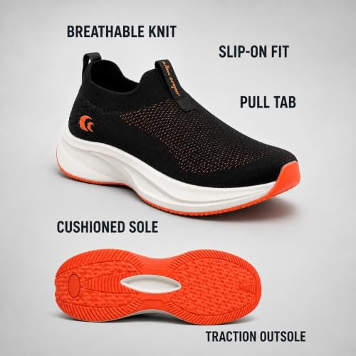Image of Allen Cooper Super Soft Comfort Walk Easy Slip On Walking Shoes for Men
