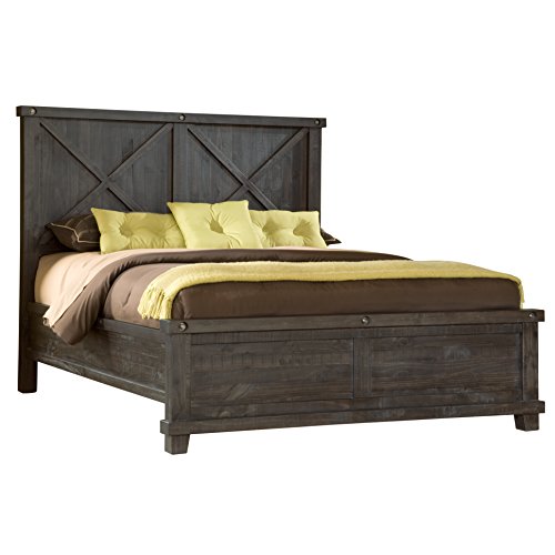 Modus Furniture Solid-Wood Bed, King, Yosemite - Café #TOP6