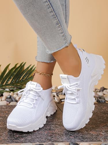 Women Running Walking Shoes Slip On Lightweight Breathable Shoes Gym Sneakers Comfy Athletic Slip On4