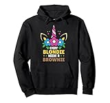 Photo Gallery every blondie needs a brownie chick girly partner gift felpa con cappuccio Photo Gallery every blondie needs a brownie chick girly partner gift felpa con cappuccio