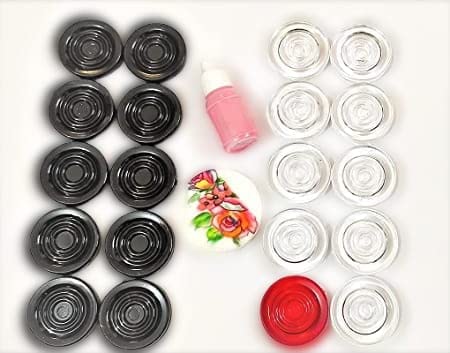 Hyper Sports Transparent Crystal Carrom Coins, 6MM (Pack of 20) with 6mm Striker & 5 Grms Disco Powder,for 12+ Years (B0BPPQ51Q9) Amazon Price History, Amazon Price Tracker