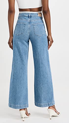 PAIGE Women's Harper 30" High Rise Wide Leg in Gracie Lou3