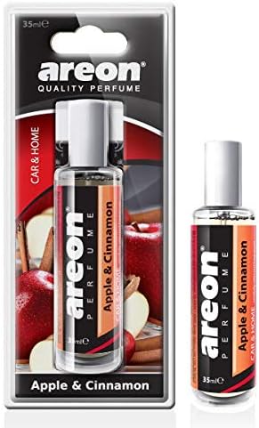 Areon CAR Perfume 35 ml I Car & Home Air Freshener Spray I Apple & Cinnamon Scent I (Pack of 2)