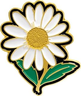 Daisy Flower Lapel Pin