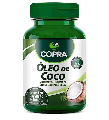 Óleo de Coco Extravirgem 120 cápsulas - Copra