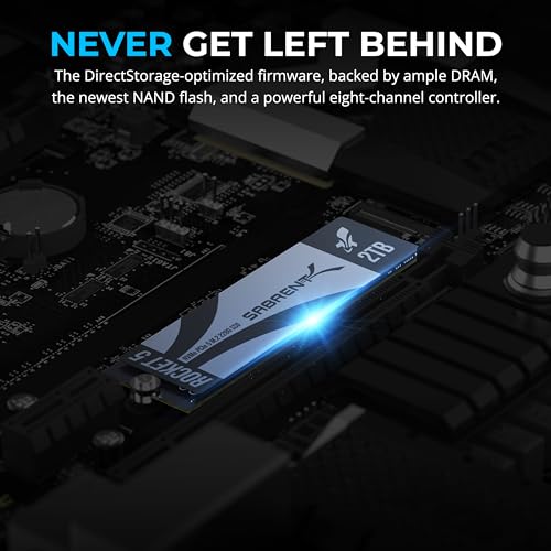 Image of SABRENT Rocket 5 2TB Advanced Performance Internal M.2 PCIe GEN 5 14GB /s X4 NVMe SSD (SB-RKT5-2TB)