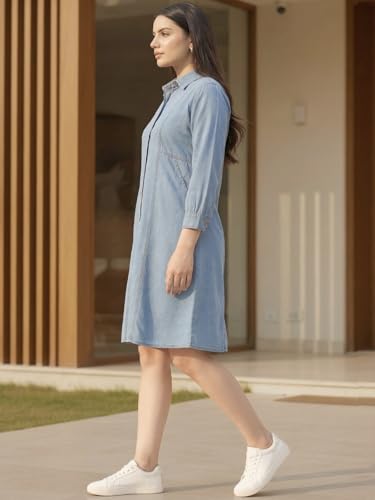 Image of ADDYVERO Women Balloon Sleeve Viscose Rayon Fit & Flare Printed Dress Detailing Above Knee /Mini